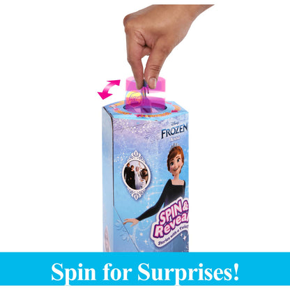 Disney -  Frozen - Spin & Reveal Anna Fashion Doll & Accessories With 11 Surprises