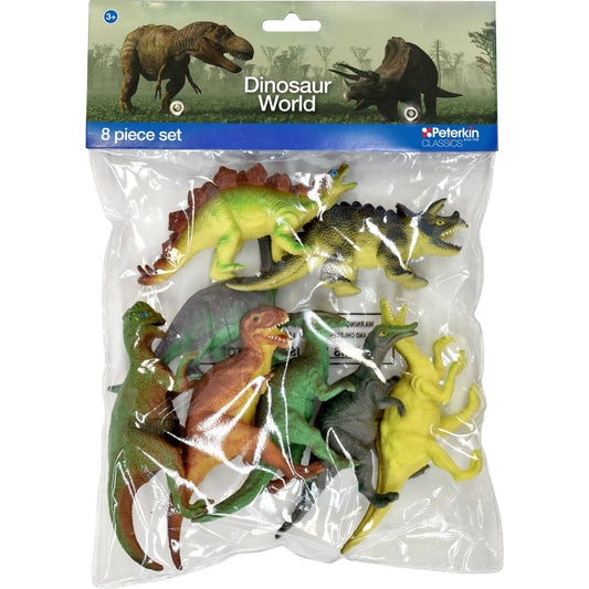 Peterkin -  Dinosaur World 8pc Figures