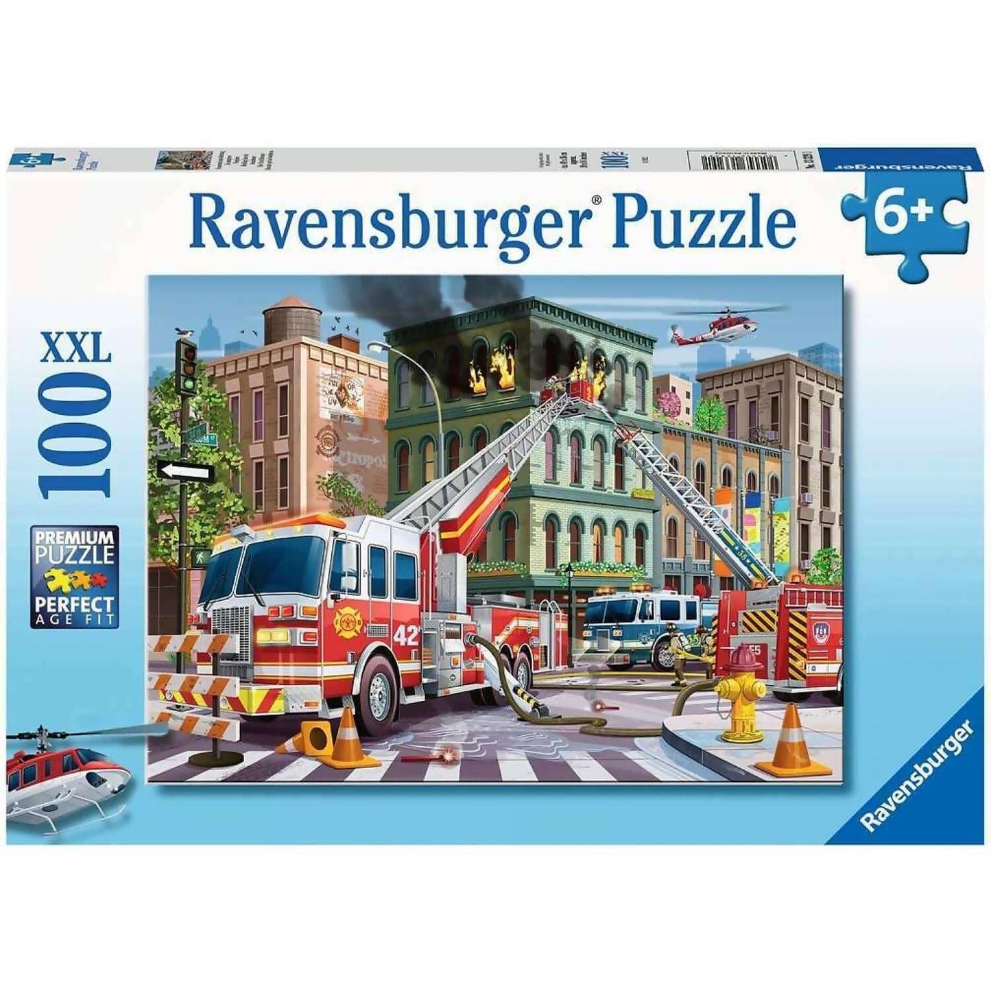 Ravensburger - Fire Truck Rescue Jigsaw Puzzle 100 Pieces
