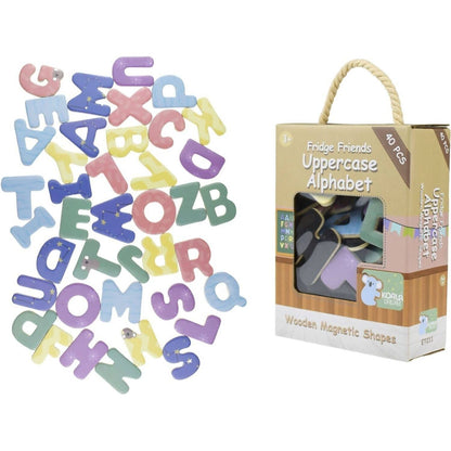 Koala Dream - Fridge Friends Wooden Magnetic Alphabet Uppercase 40pce