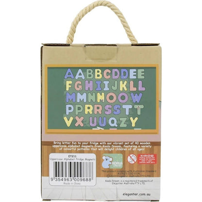 Koala Dream - Fridge Friends Wooden Magnetic Alphabet Uppercase 40pce
