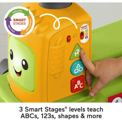 Fisher-price - Laugh & Learn 4-in-1 Farm To Market Tractor Ride-on Learning Toy For Baby & Toddlers - Mattel