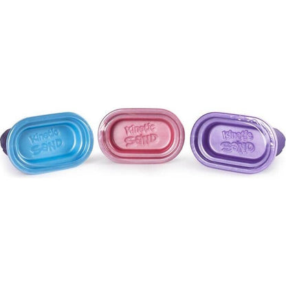 Kinetic Sand - Shimmer 3 X 4oz Kinetic Sand Castle - Spin Master
