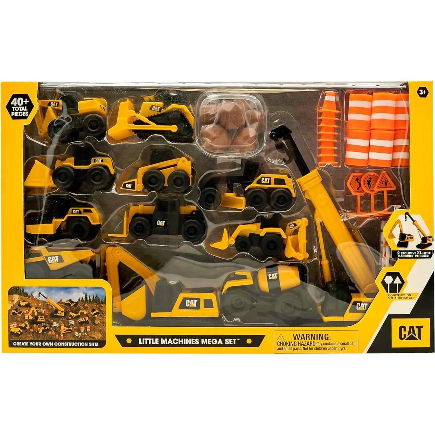 CAT® Little Machines Mega 41 Piece Set Construction Site