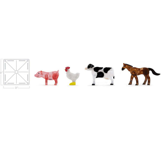Magna Tiles - Farm Animals 25 Piece Set - Johnco