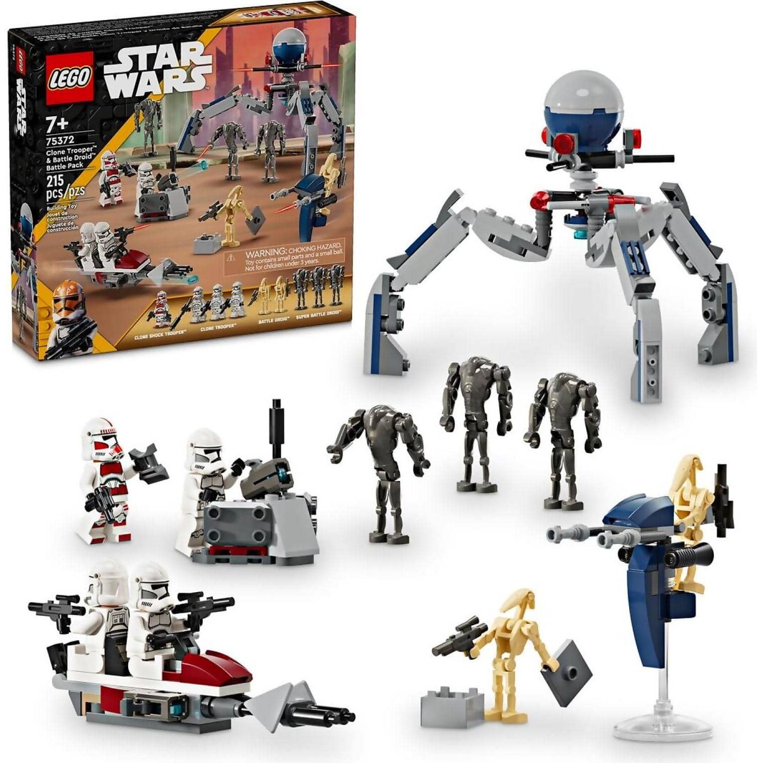 LEGO 75372 Clone Trooper & Battle Droid Battle Pack - Star Wars