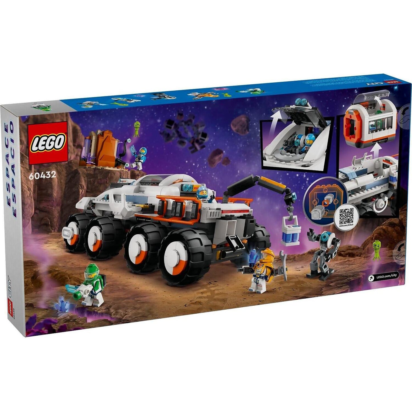 LEGO 60432 Command Rover and Crane Loader - City