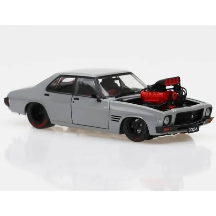 DDA Collectibles -  1:24 Scale - HQ Holden Monaro Grey Blown Custom - Diecast Model
