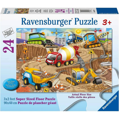 Ravensburger - Construction Fun Floor Jigsaw Puzzle 24pc
