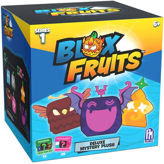Blox Fruits - 8-inch Collectible Plush Asst With Dlc Code Blind Box Series 1 Mystery Plush - Phatmojo