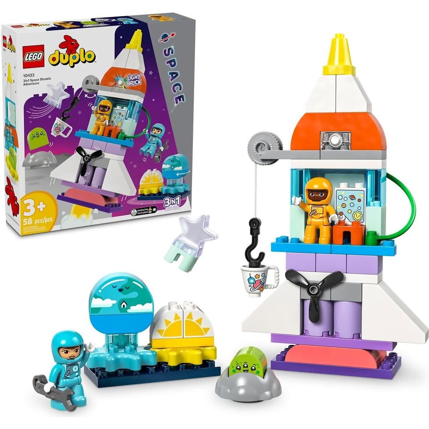LEGO 10422 3in1 Space Shuttle Adventure - Duplo