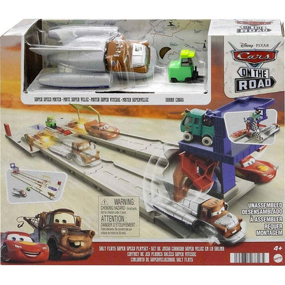 Disney -  Pixar - CARS - On The Road Salt Flats Super Speed Playset - Mattel