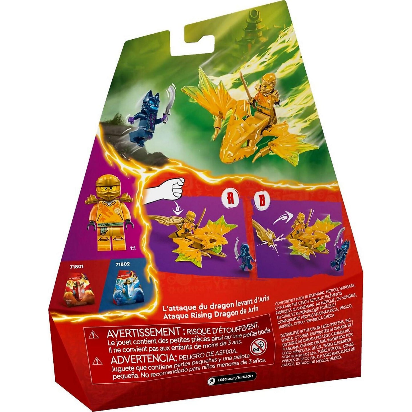 LEGO 71803 Arin's Rising Dragon Strike - Ninjago
