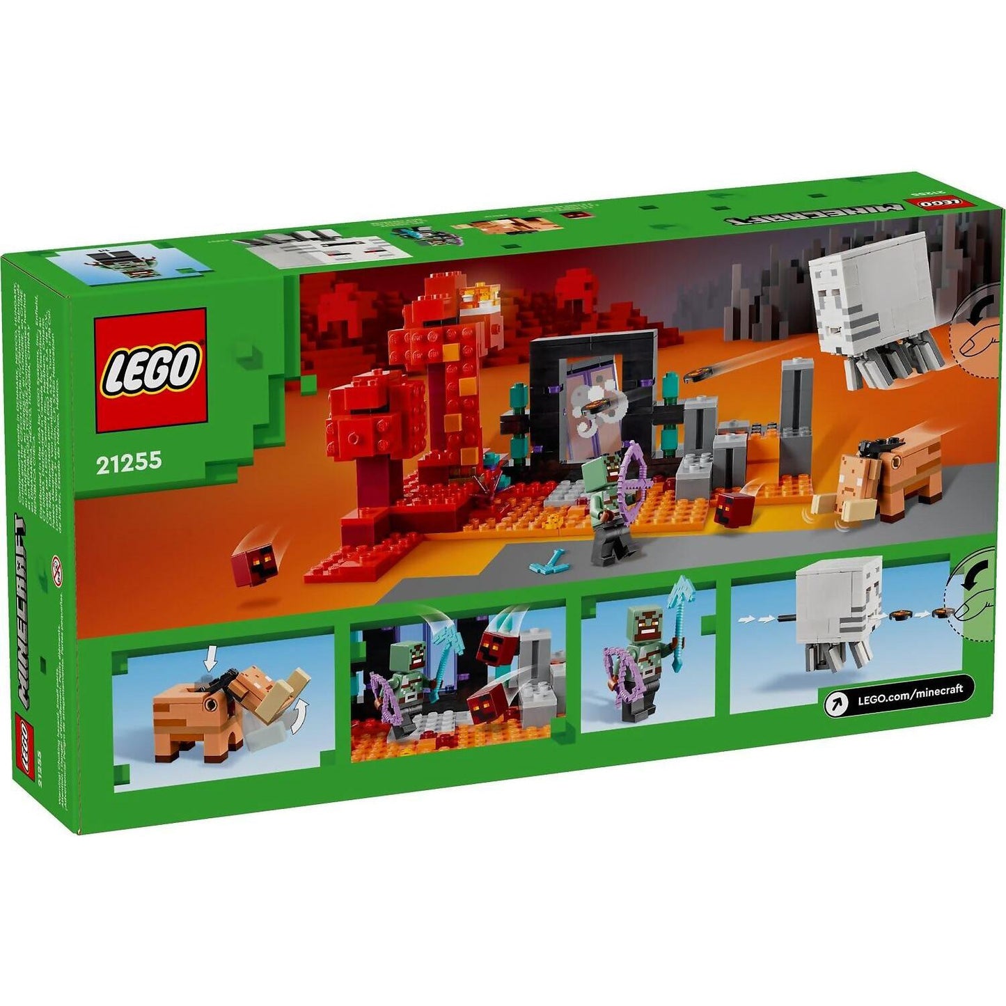 LEGO 21255 The Nether Portal Ambush - Minecraft