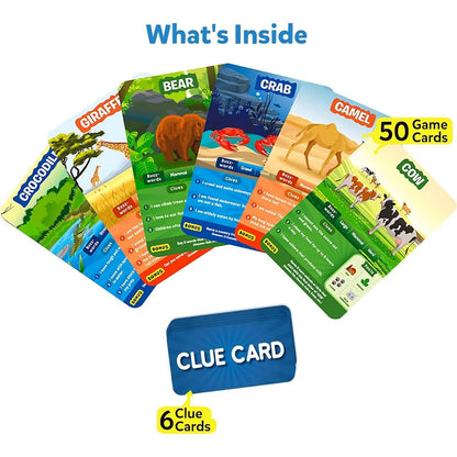 Skillmatics -  Guess In 10 Animal Kingdom Card Game