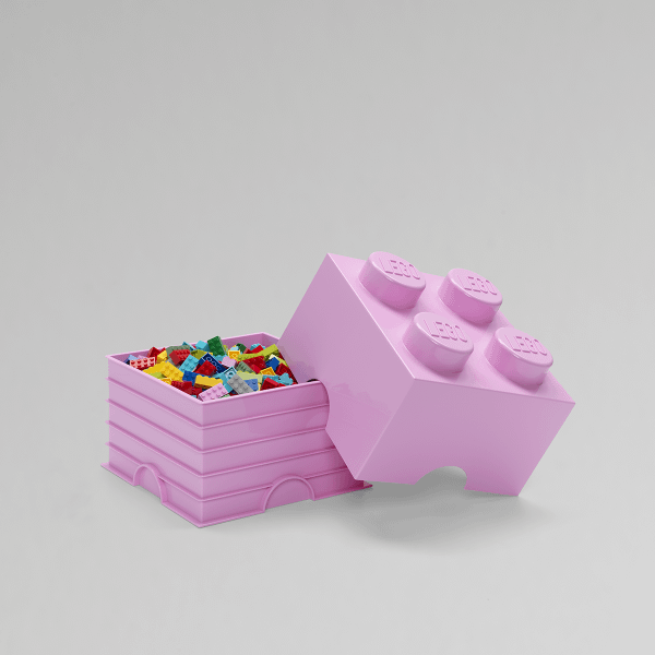 LEGO Storage Brick 4 Light Pink 4003 - Room Copenhagen