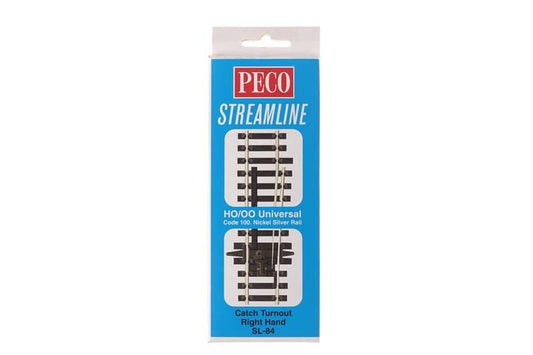 PECO SL84 R/H CATCH TURNOUT