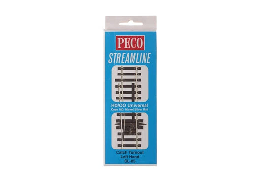 PECO SL85 L/H CATCH TURNOUT