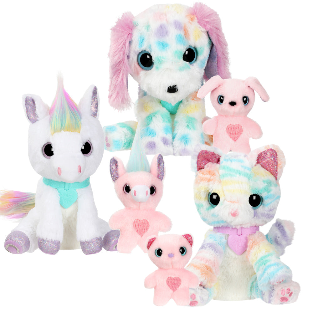 Little Live Pets - Scruff a Luvs Pastel Pets Mom & Baby - Dog or Cat or Pony