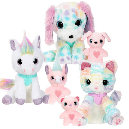 Little Live Pets - Scruff a Luvs Pastel Pets Mom & Baby - Dog or Cat or Pony