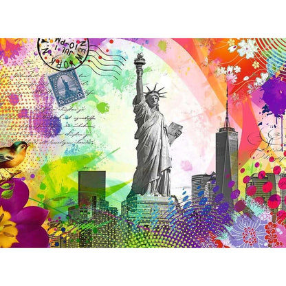 Ravensburger - New York Postcard Jigsaw Puzzle 500 Pieces