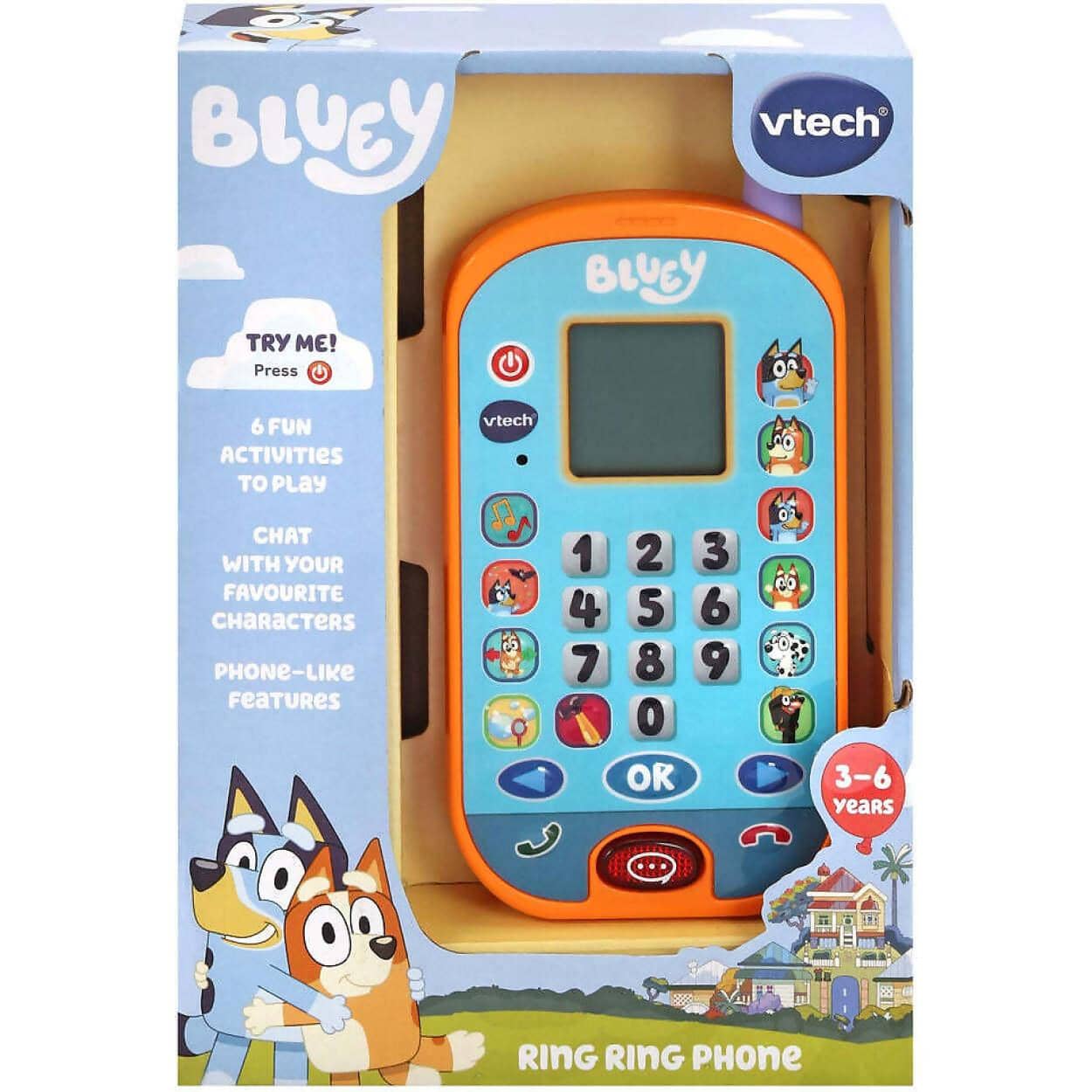 Vtech - Bluey Ring Ring Phone – Toys and Hobbys Australia