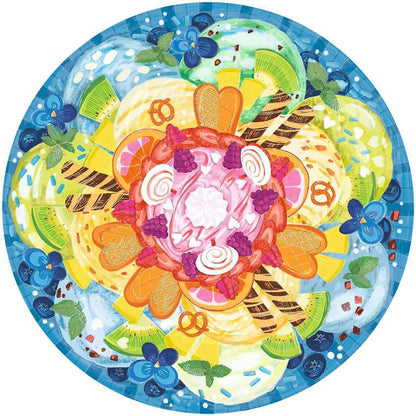 Ravensburger - Circle Of Colors Ice Cream Jigsaw Puzzle 500 Pieces
