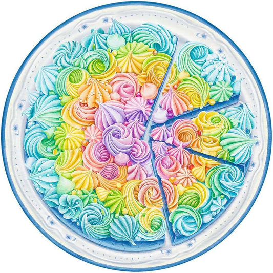 Ravensburger - Circle Of Colors Rainbow Cake Jigsaw Puzzle 500 Pieces