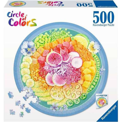 Ravensburger - Circle Of Color Poke Bowl Jigsaw Puzzle 500 Pieces