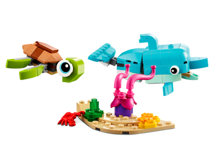 LEGO 31128 Dolphin and Turtle - Creator 3-in-1