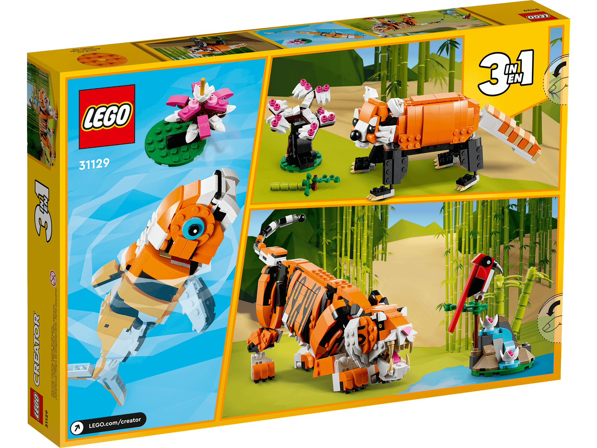 LEGO® 31129 Majestic Tiger - Creator 3-in-1