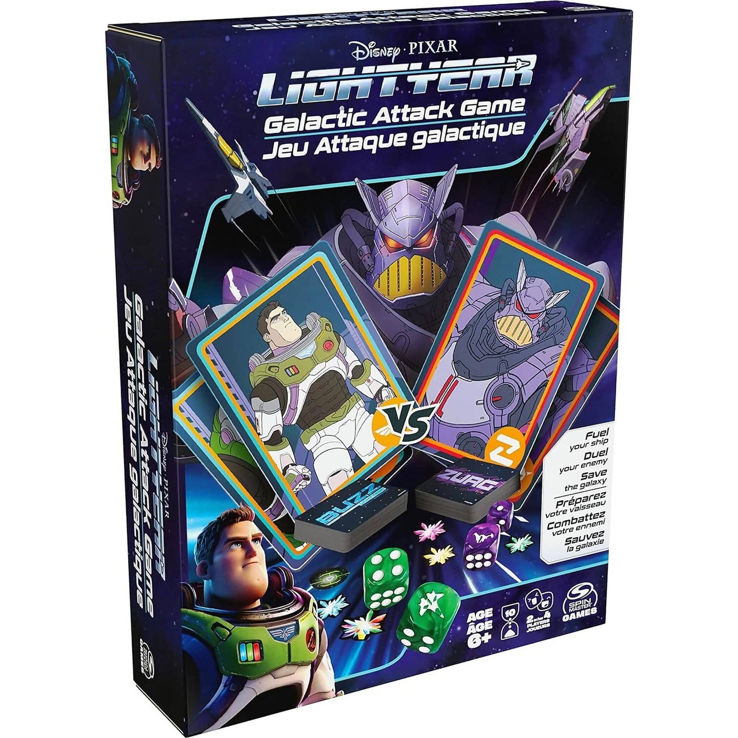 Spin Master - Disney Buzz Lightyear Galactic Attack Game