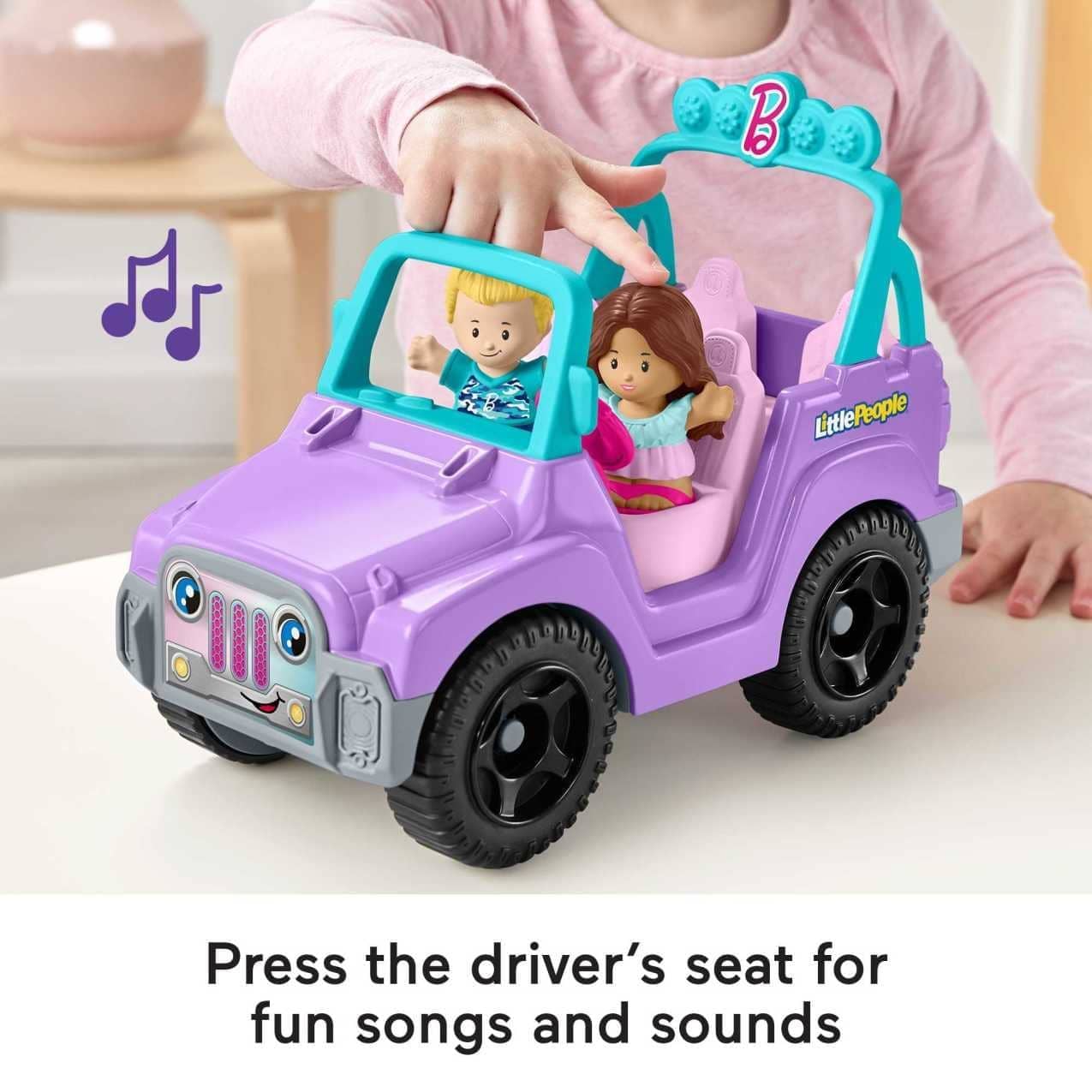 Barbie -  Little People With Beach Cruiser Music Sounds And 2 Figures - Fisher-Price