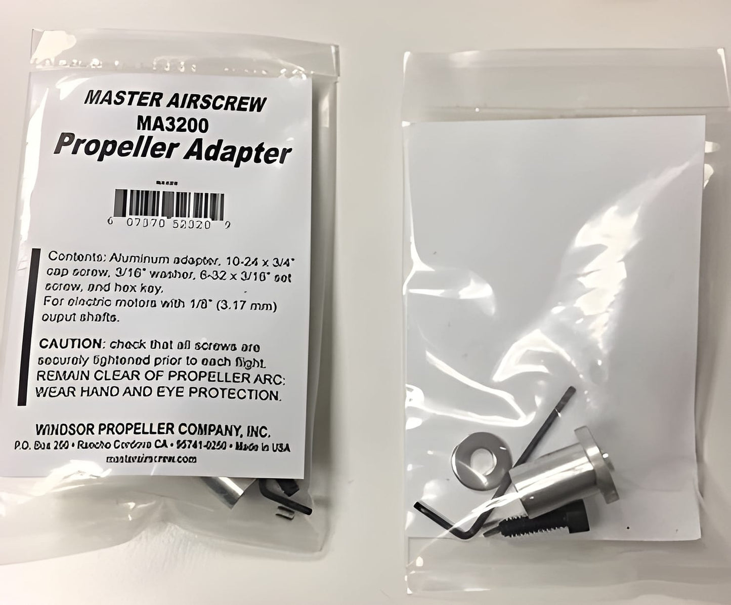 MASTER AIRSCREW -  ADAPTER  ALUMINIUM 3MM