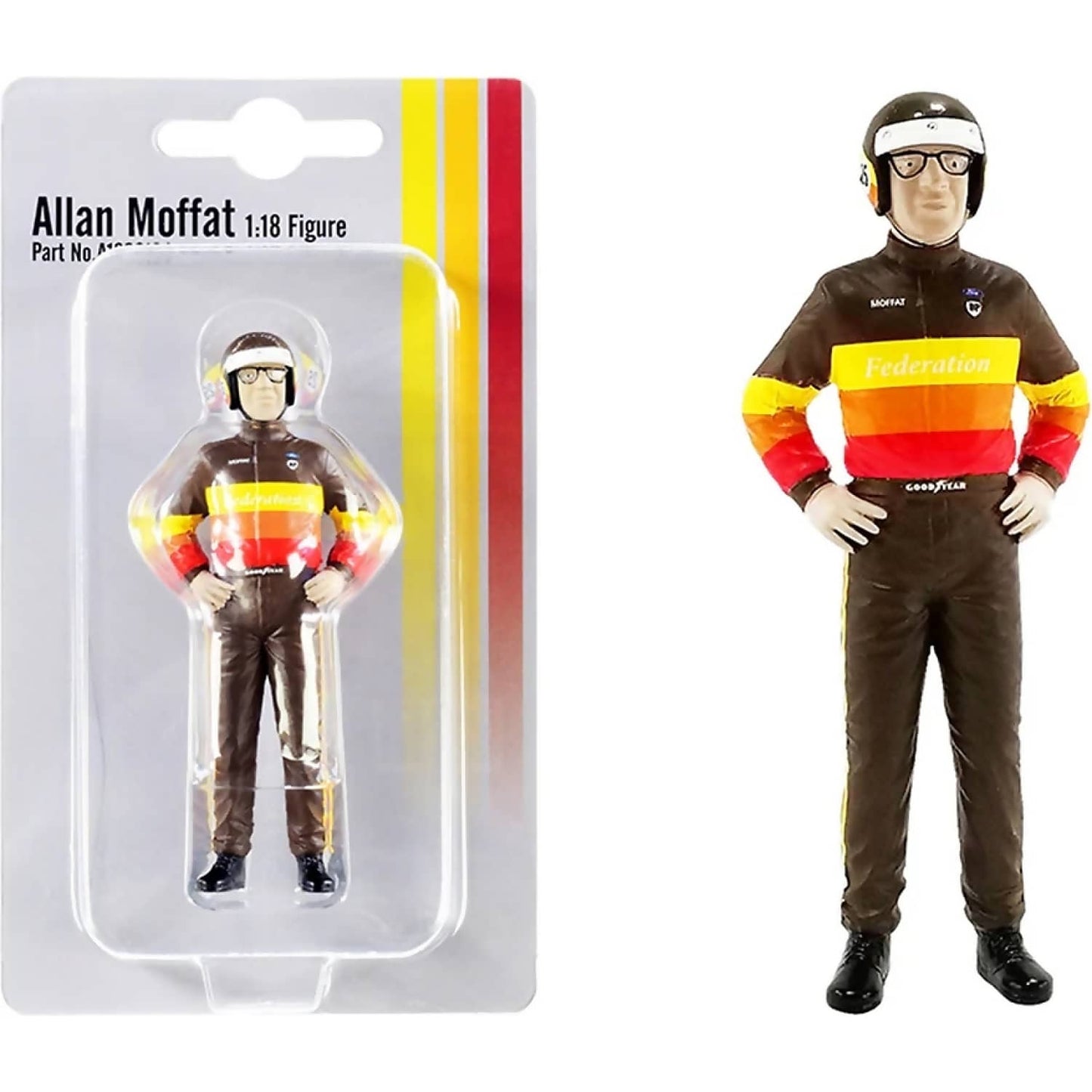 DDA Collectibles -  1:18 Scale - Allan Moffat Federation Figure - Diecast Model Accessory
