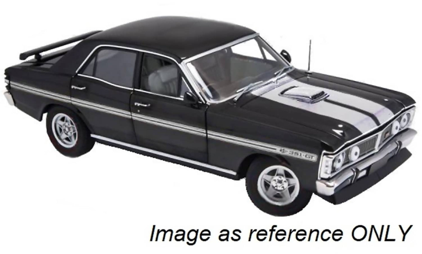 DDA 1:24 Black XY GTHO Ford