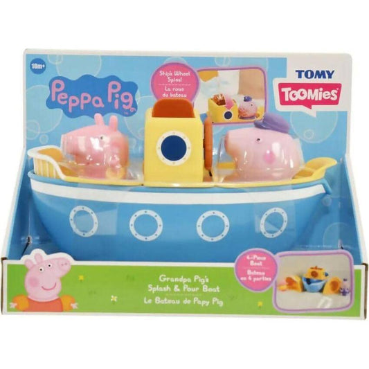Peppa Pig - Tomy Grandpa Pigs Splash & Pour Boat