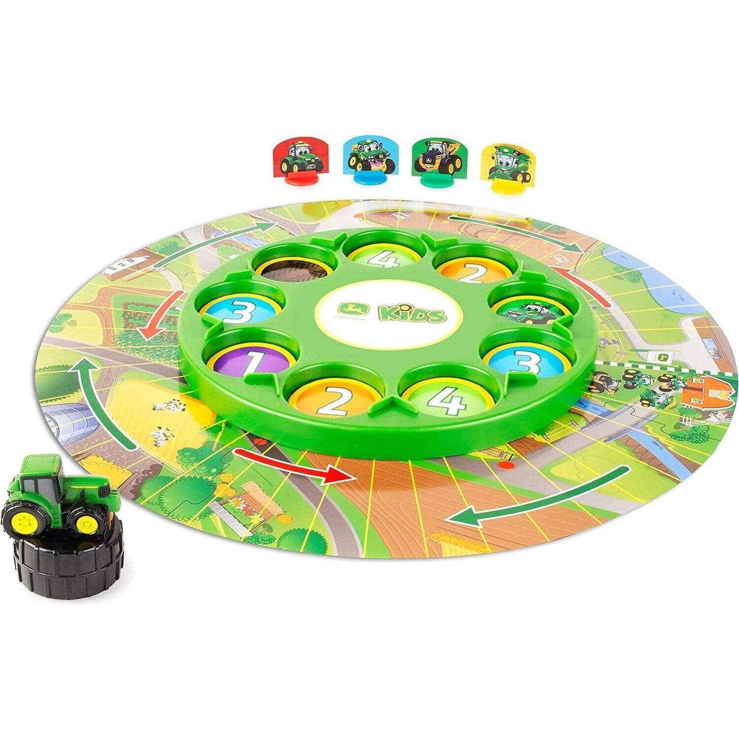 John Deere -  Kids - Go Johnny Go - Kid’s Board Game -tomy