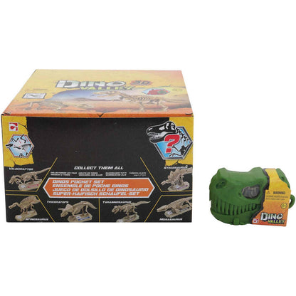 Dino Valley -  3D Fossil Set Green Blind Box Surprise 1x Figure