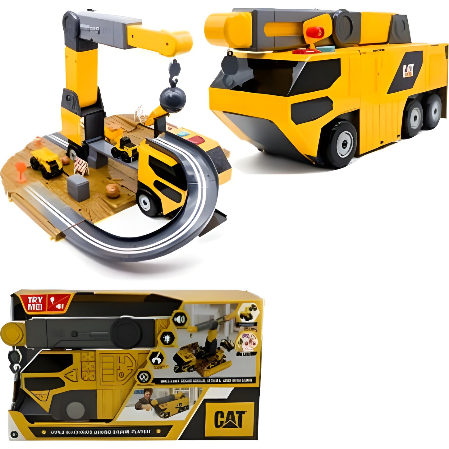 CAT® Little Machines Jumbo Crane Playset