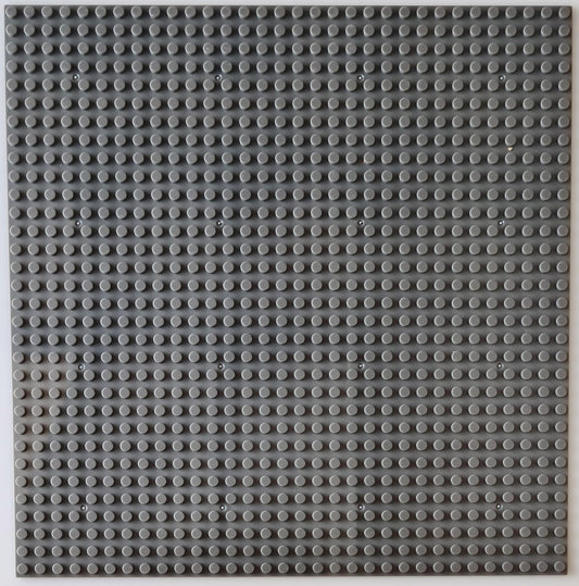 BASEPLATE 32x32 Studs D/grey Generic Brand