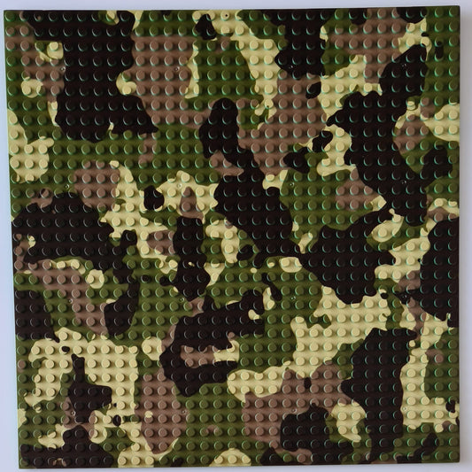 BASEPLATE 32x32 Studs Jungle/camo Generic Brand