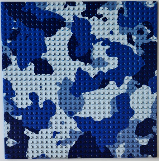 BASEPLATE 32x32 Studs Marine/camo Generic Brand