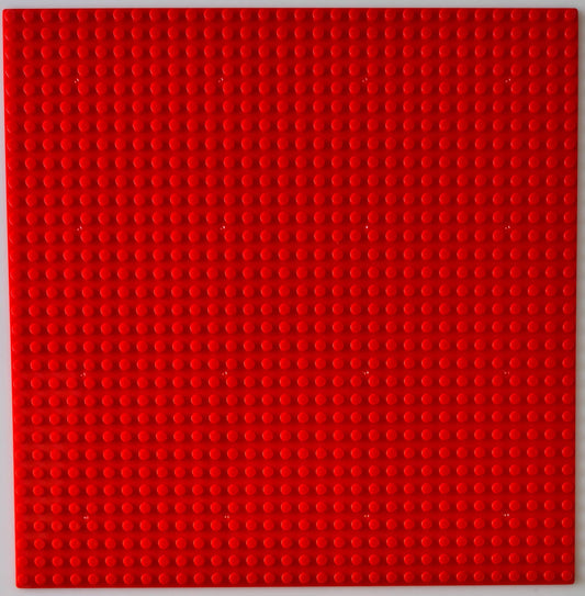 BASEPLATE 32x32 Studs Red Generic Brand