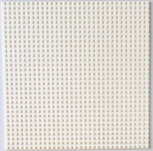 BASEPLATE 32x32 Studs White Generic Brand