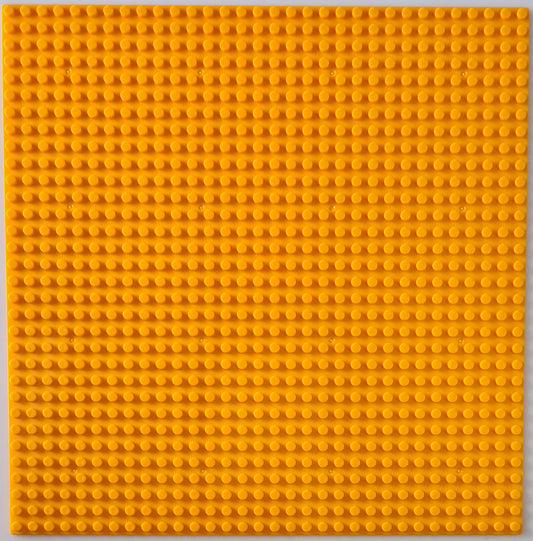 BASEPLATE 32x32 Studs Yellow Generic Brand