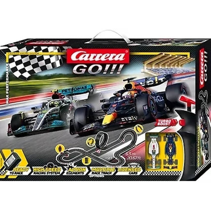 Carrera -  GO 1:43 - F1 Max Performance 6.3m Slot Car Set - Slot Car Track Set