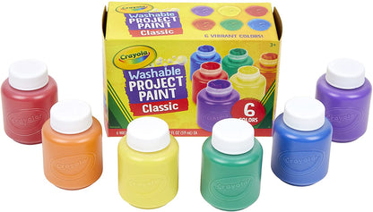 Crayola -  Washable Kids Paint 6pk Classic Colours