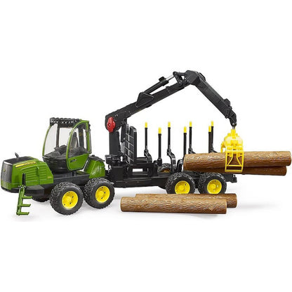 Bruder - John Deere 1210e Forwarder With 4 Trunks And Grab 1:16