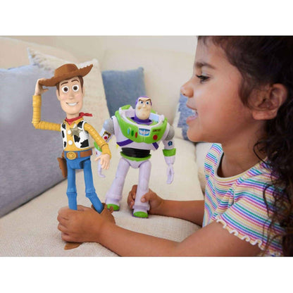 Disney -  Pixar - Toy Story Large Woody Action Figure Collectible Toy In 12-inch Scale